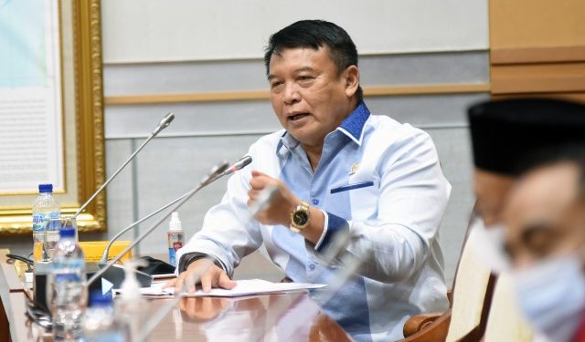 Anggota Komisi I TB Hasanuddin. Foto : Jaka/Man