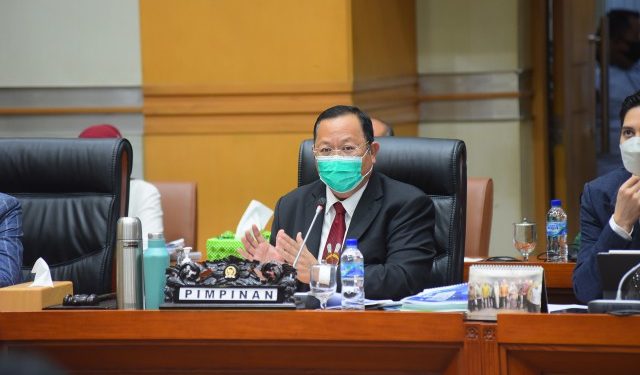 Ketua Komisi IV DPR RI Sudin di Gedung Parlemen, Senayan, Jakarta, Senin (29/3/2021). Foto: Jaka/nvl   