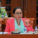 Anggota Komisi X DPR RI My Esti Wijayanti dalam rapat kerja dengan Mendibudristek Nadiem Makarim, di Gedung Nusantara I, Senayan, Jakarta, Rabu (19/1/2022), Foto: Tari/Man   