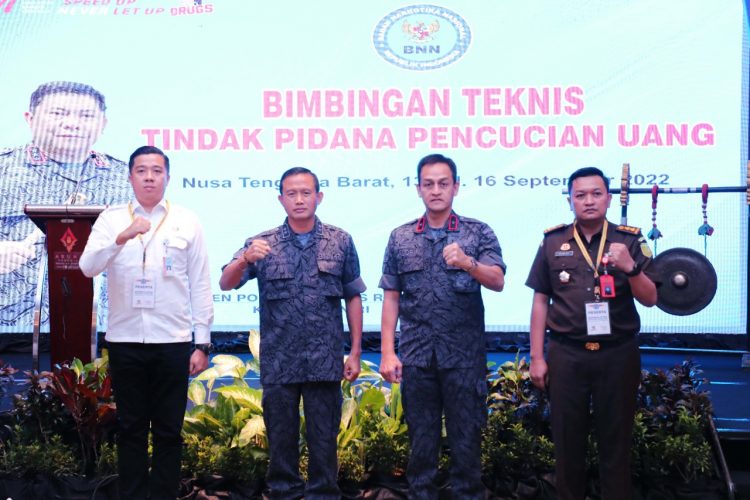 BNN RI Gelar bimtek penyelidikan dan penyidikan pasal TPPU pelaku kejahatan narkotika. (Foto : Humas BNN RI)