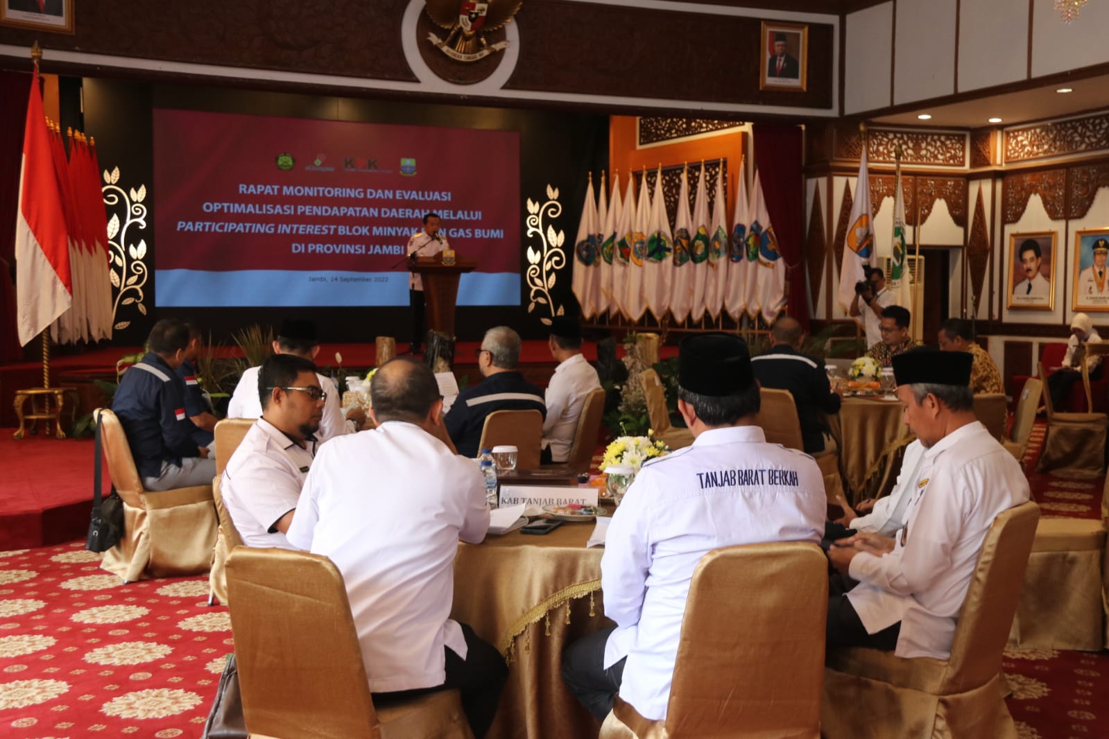 Al Haris apresiasi kepada Komisi Pemberantasan Korupsi (KPK) terkait rapat monitoring dan evaluasi guna meningkatkan kualitas tata kelola Participating Interest. (Foto : Istimewa)