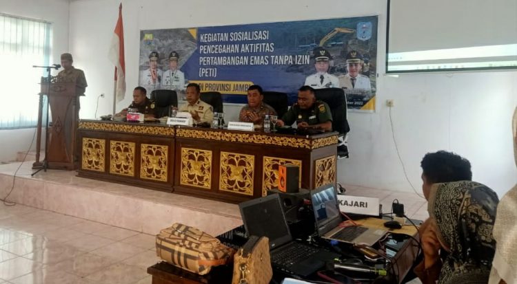 Cegah Aktifitas PETI, Usulan Pertambangan Rakyat Masih Berproses
. (Foto : Diskominfo Merangin)