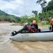 Tim SAR mencari korban tenggelam di sungai Batang Tabir kabupaten Merangin. (Foto : Humas Basarnas Jambi)