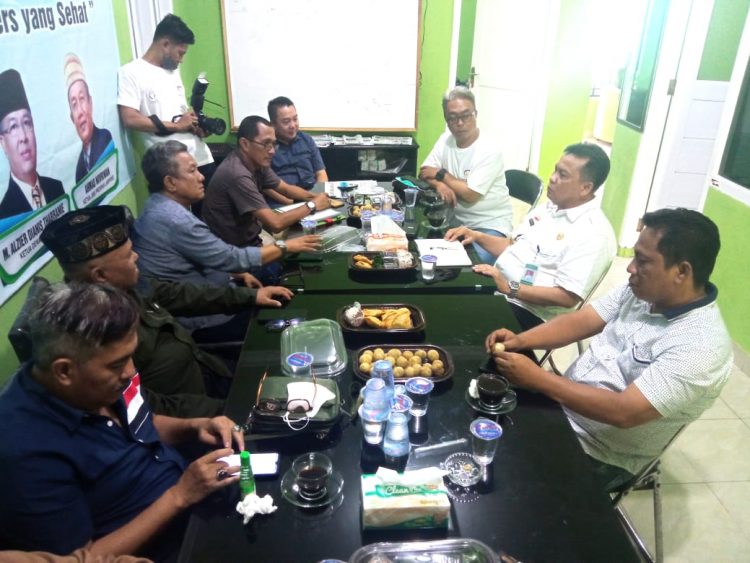 Dirut RS AM sambangi rumah siber JMSI Lampung. (Foto : istimewa)