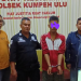 Pelaku F diamankan unit Reskrim Polsek Kumpeh Ulu. (Foto : Humas Polres Muarojambi)