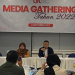 Yudha Nugraha Kurata di acara media gathering. (Foto : Rolan - sinarjambi.com)