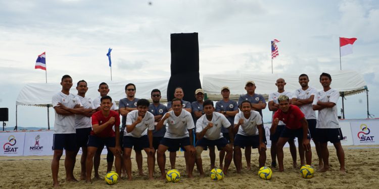 Tim Sepak Bola Pantai Indonesia Siap Berlaga di AFF Beach Soccer Championship 2022. (Foto : PSSI)