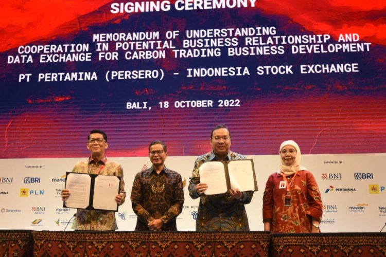 Pertamina jalin kerjasama dengan BEI. (Foto : ist)