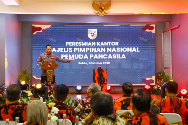 Kapolri di acara PP. (Foto : Humas Polri)