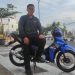 Iqbal dengan Yamaha Jupiter Z1 kesayangannya. (Foto : Ist)