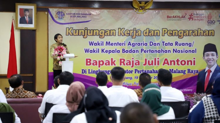 Kementerian ATR/BPN Upayakan Standarisasi Pelayanan Pertanahan dan Tata Ruang yang Lebih Baik dan Seragam. (Foto : ist)