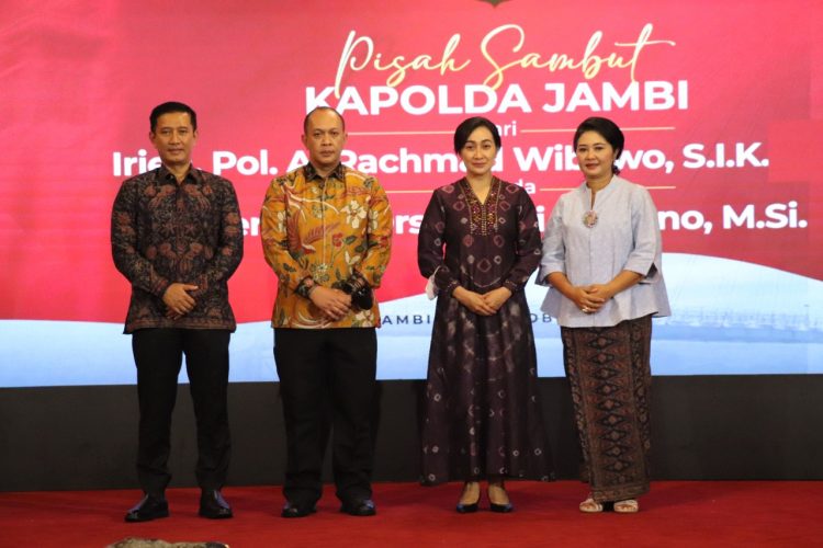 Pisah sambut Kapolda Jambi. (Foto : ist)