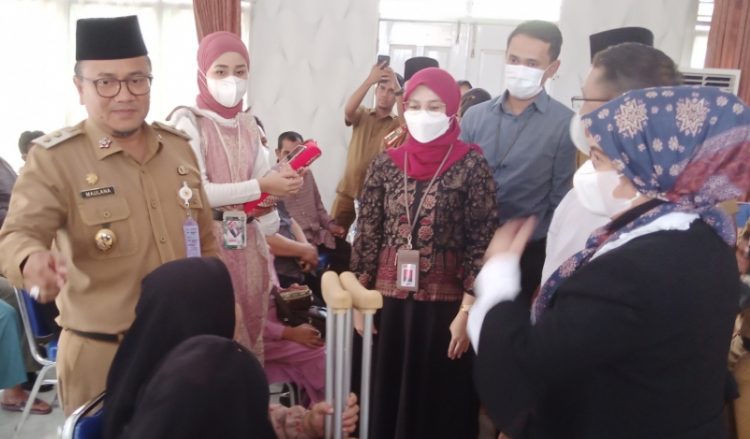 Wawako Maulana Tegaskan Kesamaan Hak Bagi Penyandang Disabilitas. (Foto : Rolan - sinarjambi.com)