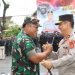 Polda Jambi - Korem Gapu Gelar Apel Gabungan. (Foto : ist)