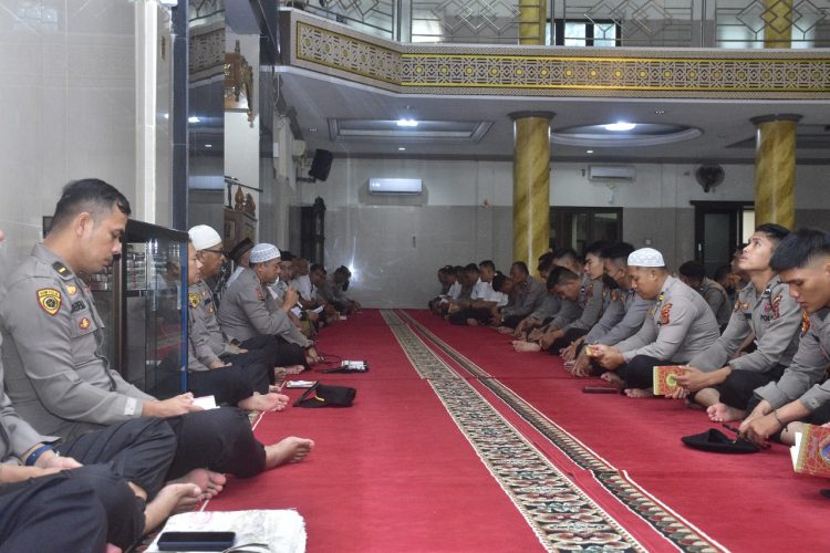 Polda Jambi Doa Bersama untuk Korban Gempa Cianjur. (Foto : ist)
