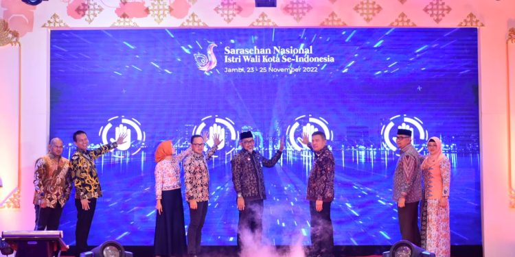 Kota Jambi Sukses Gelar Sarasehan Istri Wali Kota Se-Indonesia. (Foto : ist)