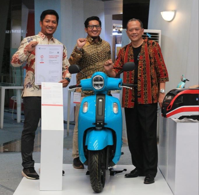 Tutup Akhir Tahun Dengan Prestasi, Yamaha Fazzio Hybrid-Connected  Pemenang Good Design Indonesia Award. (Foto : ist)