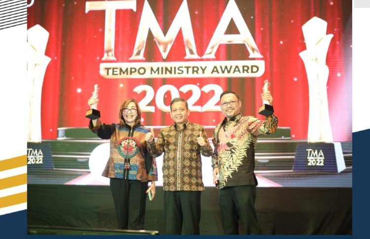 Kementerian ATR/BPN Sabet Dua Penghargaan Tempo Ministry Award 2022. (Foto : ist)