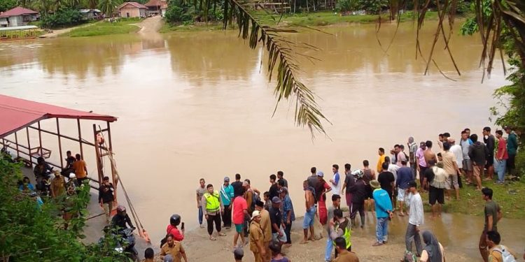 Di Tebo, 2 Bocah Hanyut Saat Bermain di Sungai Batanghari. (Foto : ist)