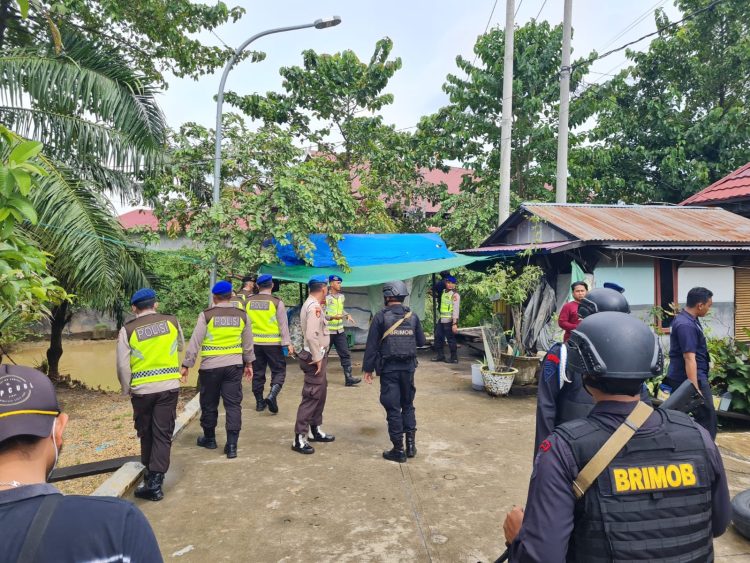 Berantas Narkoba, Tim Gabungan Polda Jambi Gerebek Pulau Pandan. (Foto : ist)