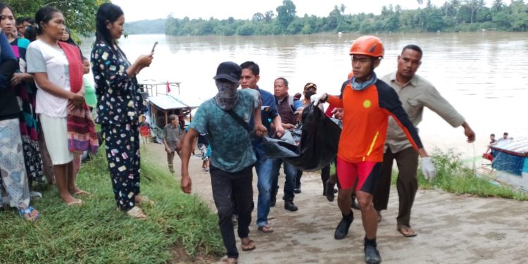 Bocah Tenggelam di Tebo Ditemukan Sejauh 35 Km. (Foto : ist)