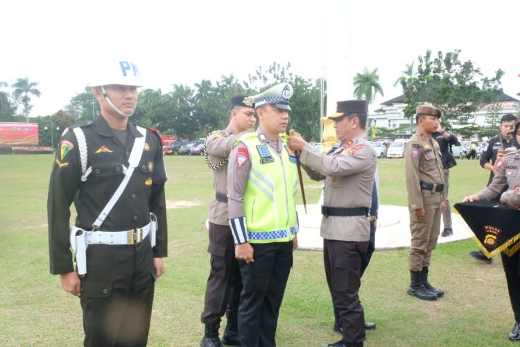 Kapolda Jambi Sebut Apel Gelar Pasukan Operasi Lilin 2022 untuk Pastikan Masyarakat Aman Rayakan Nataru. (Foto : ist)