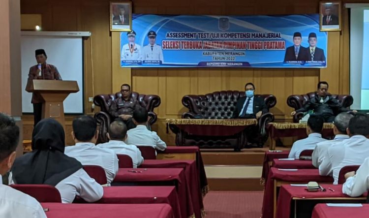 21 Peserta Calon Eselon II di Merangin Ikut Uji Kompetensi Manajerial. (Foto : ist)