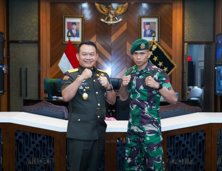 KSAD Bangga dengan Prestasi Pratu Ronal Siahaan. (Foto : ist)