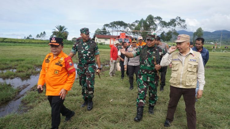 Danrem 042/Gapu Hadiri Apel Kesiapsiagaan Bencana Erupsi Gunung Kerinci. (Foto : ist)