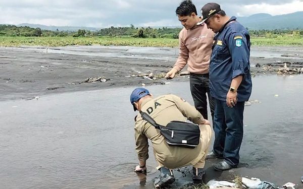 Dinas PUPR Provinsi Jambi akan Bangun Kanal Atasi Banjir Abu Vulkanik. (Foto : ist)