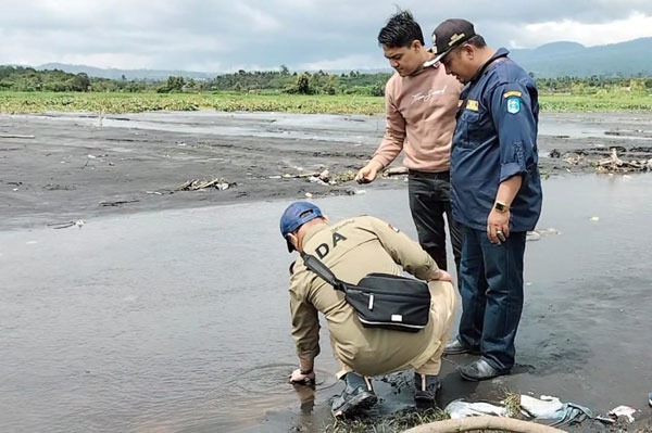 Dinas PUPR Provinsi Jambi akan Bangun Kanal Atasi Banjir Abu Vulkanik. (Foto : ist)