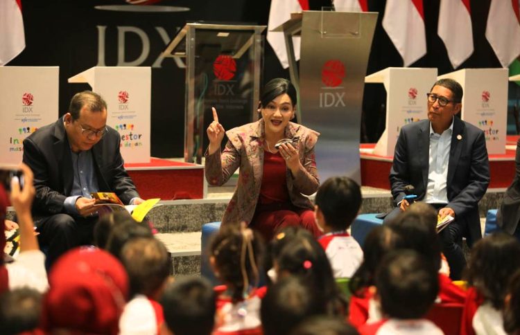 Murid TK Jadi Tamu Pertama Pembukaan Kembali Main Hall BEI. (Foto : ist)