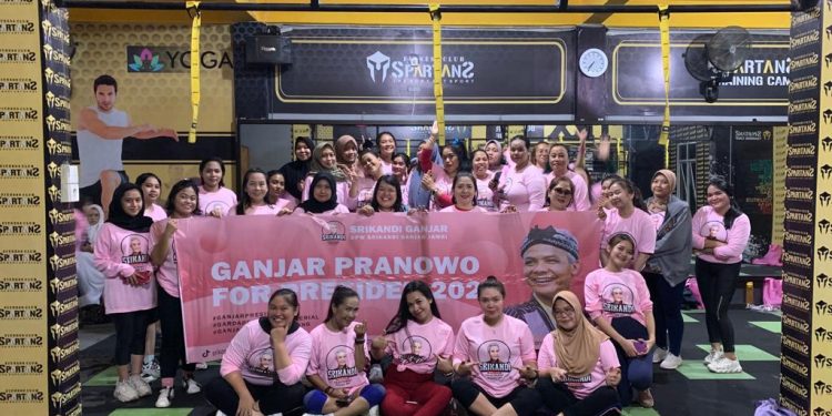 Srikandi Ganjar Jambi Gelar Healthy Day Bareng Komunitas Zumba. (Foto : ist)