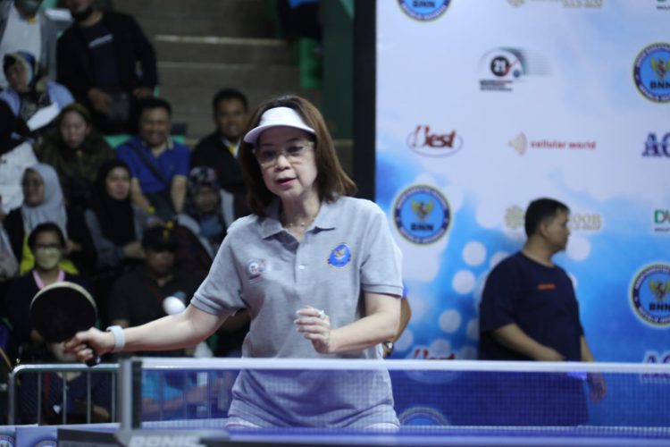 Smash on Drugs Table Tennis Invitation Meriahkan 21 Tahun BNN RI. (Foto : ist)