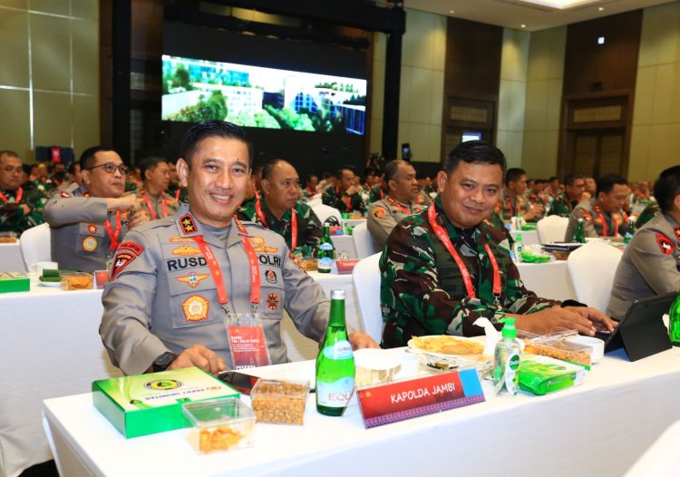 Kapolda Jambi Ikuti Rapim TNI-Polri. (Foto : ist)