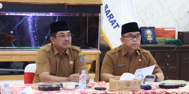 Bupati Anwar Sadat Ikuti Rapat Pengendalian Inflasi. (Foto : ist)