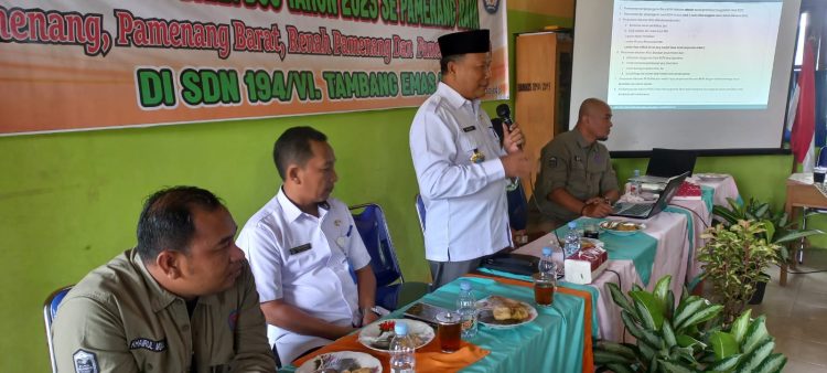 Dikbud Merangin Gelar Sosialisasi Dana BOS. (Foto : ist)