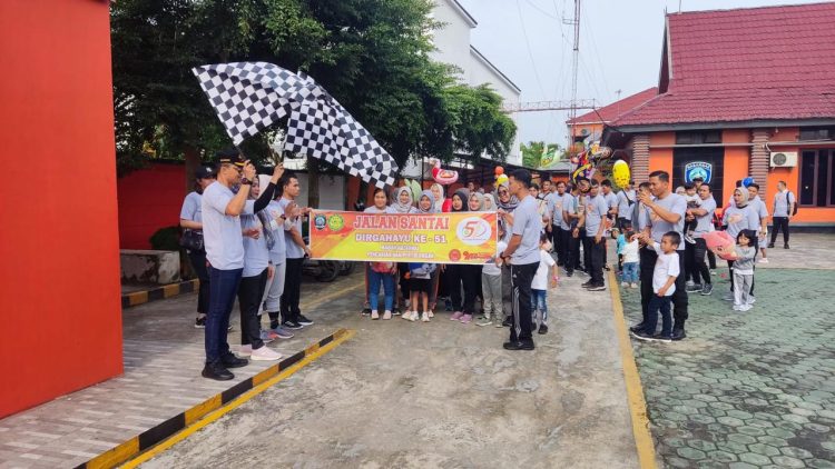 Basarnas Jambi Gelar Jalan Santai. (Foto : ist)