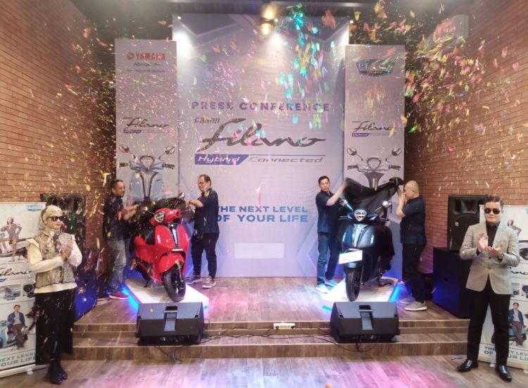 Yamaha Grand Filano Hybrid Connected Resmi Hadir di Jambi. (Foto : Rolan - sinarjambi.com)