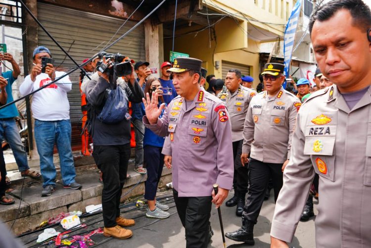 Kapolri Maksimalkan Penanganan Korban Pasca-Kebakaran Depo Pertamina Plumpang. (Foto : ist)