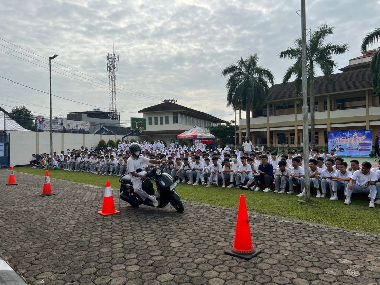 Fazzio Search Talent di SMA Unggul Sakti Jambi Dapatkan Pelajar Bertalenta. (Foto : ist)