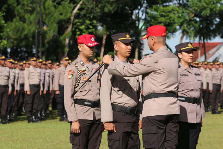 2168 Bintara Polri Ikuti Pendidikan Sekolah Inspektur Polisi. (Foto : ist)