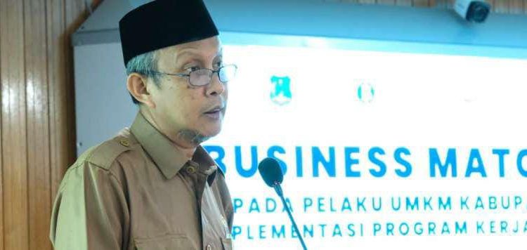 Sekda Buka Bussiness Matching Kepada Pelaku UMKM Tanjab Barat. (Foto : ist)