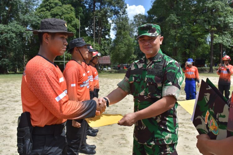 Danrem Gapu Harap TRC Satgas Karhutla Tingkatan Kesiapsiagaan. (Foto : ist)