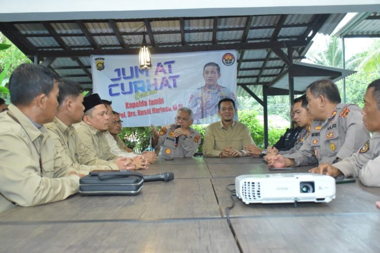 Jum'at Curhat Polda Jambi Bersama PT TGI. (Foto : ist)