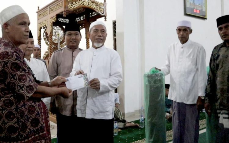 Hari Kedua Safari Ramadhan, Mashuri Kunjungi Desa Koto Baru. (Foto : ist)