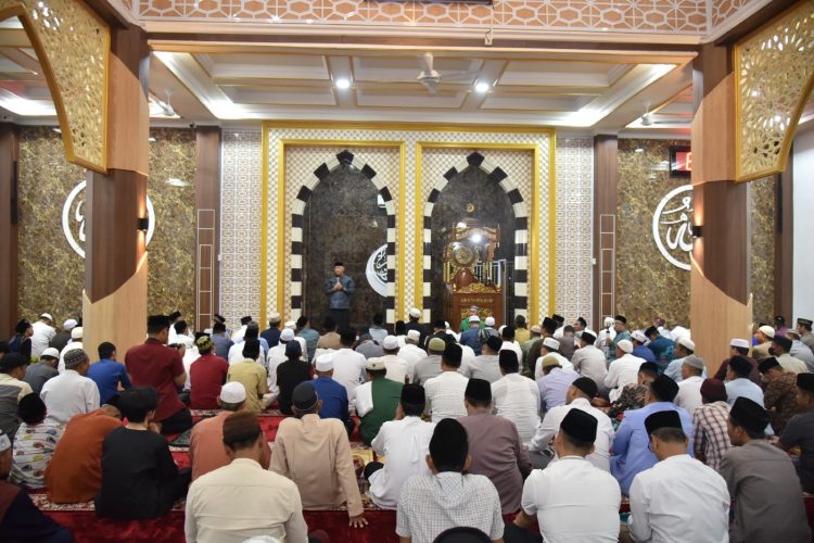 Fasha-Maulana Hadiri Safari Ramadhan Pemkot Jambi. (Foto : ist)