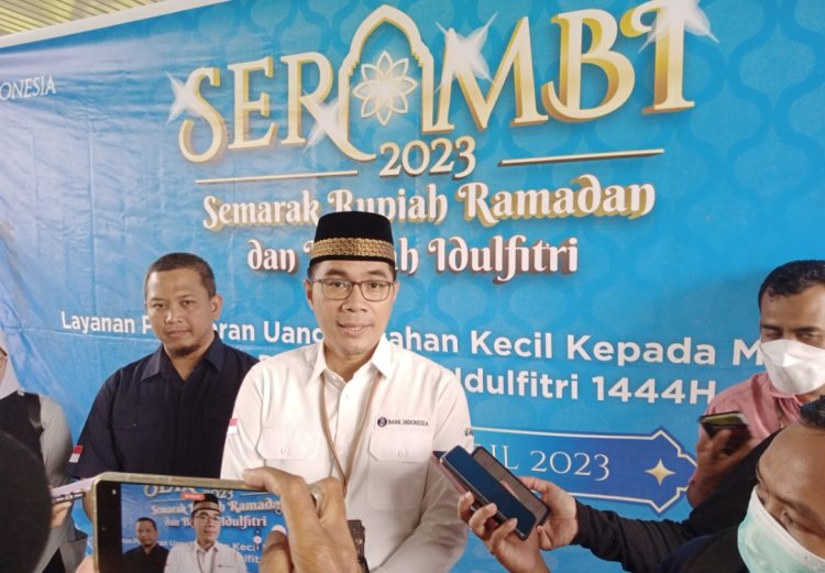 Kepala Perwakilan BI Jambi Imbau Warga Bijak Belanjakan Uang. (Foto : Rolan - sinarjambi.com)