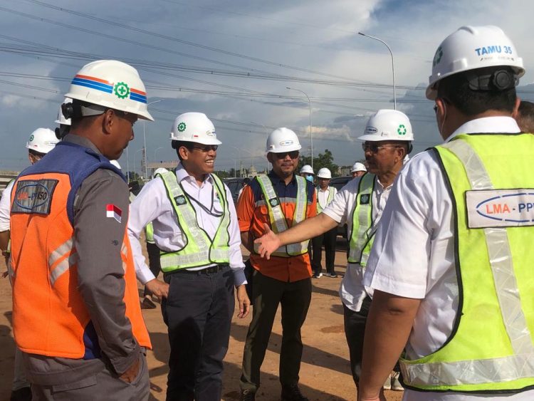 BPN Depok dan Kemenko Marves Tinjau Jalan Tol Cijago. (Foto : ist)