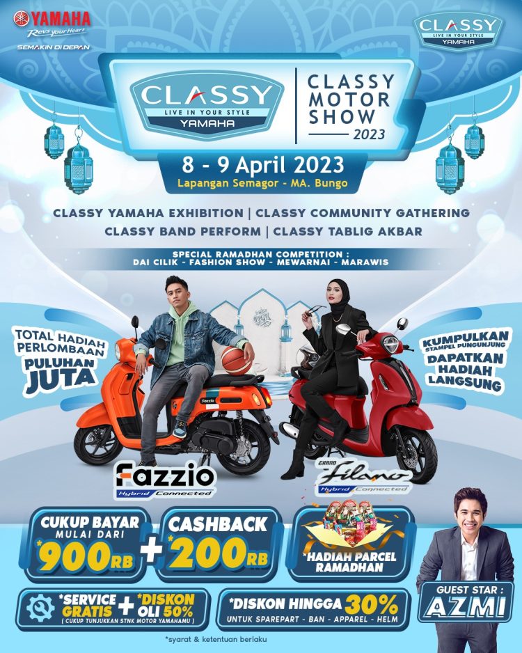 Classy Yamaha Motor Show Hadir di Bungo. (Foto : ist)